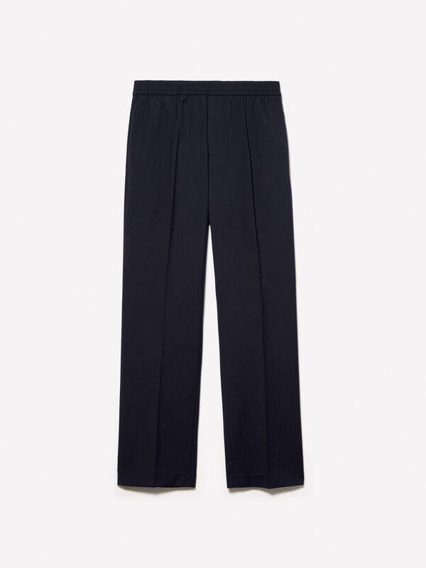 Joggers regular fit blu scuro Joggers regular fit blu scuro - pantaloni regular da uomo | Sisley