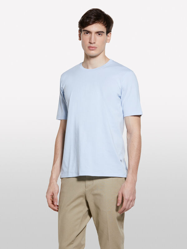 T-shirt a maniche corte regular fit blu - t-shirt a manica corta da uomo | Sisley