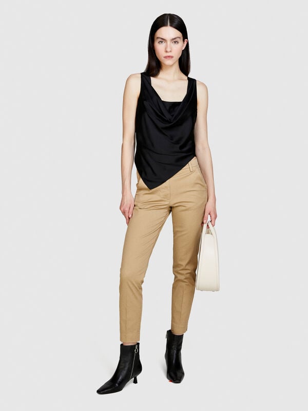 Chino slim fit - pantaloni chino da donna | Sisley