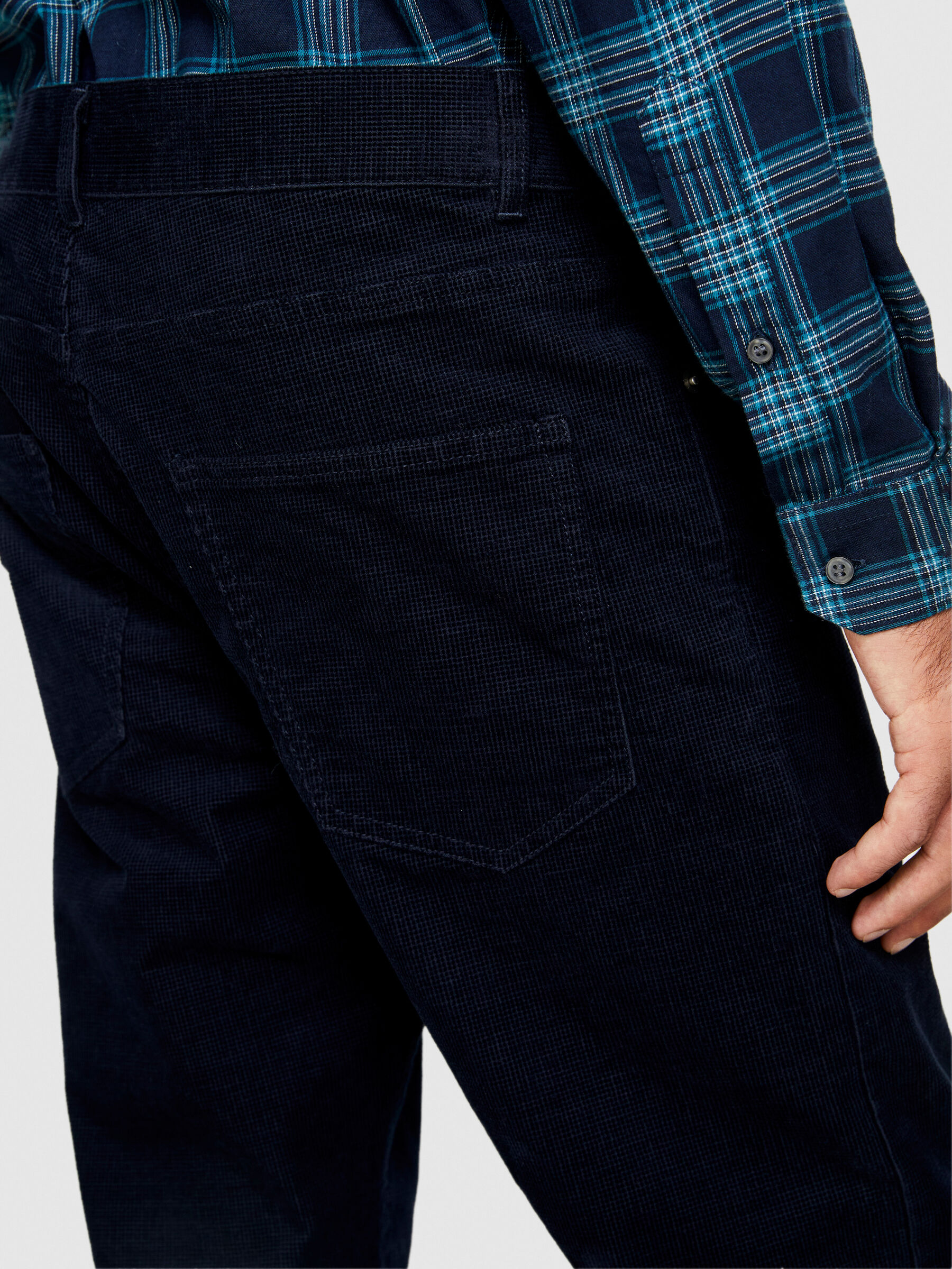 Pantaloni in velluto Blu Scuro Uomo Sisley