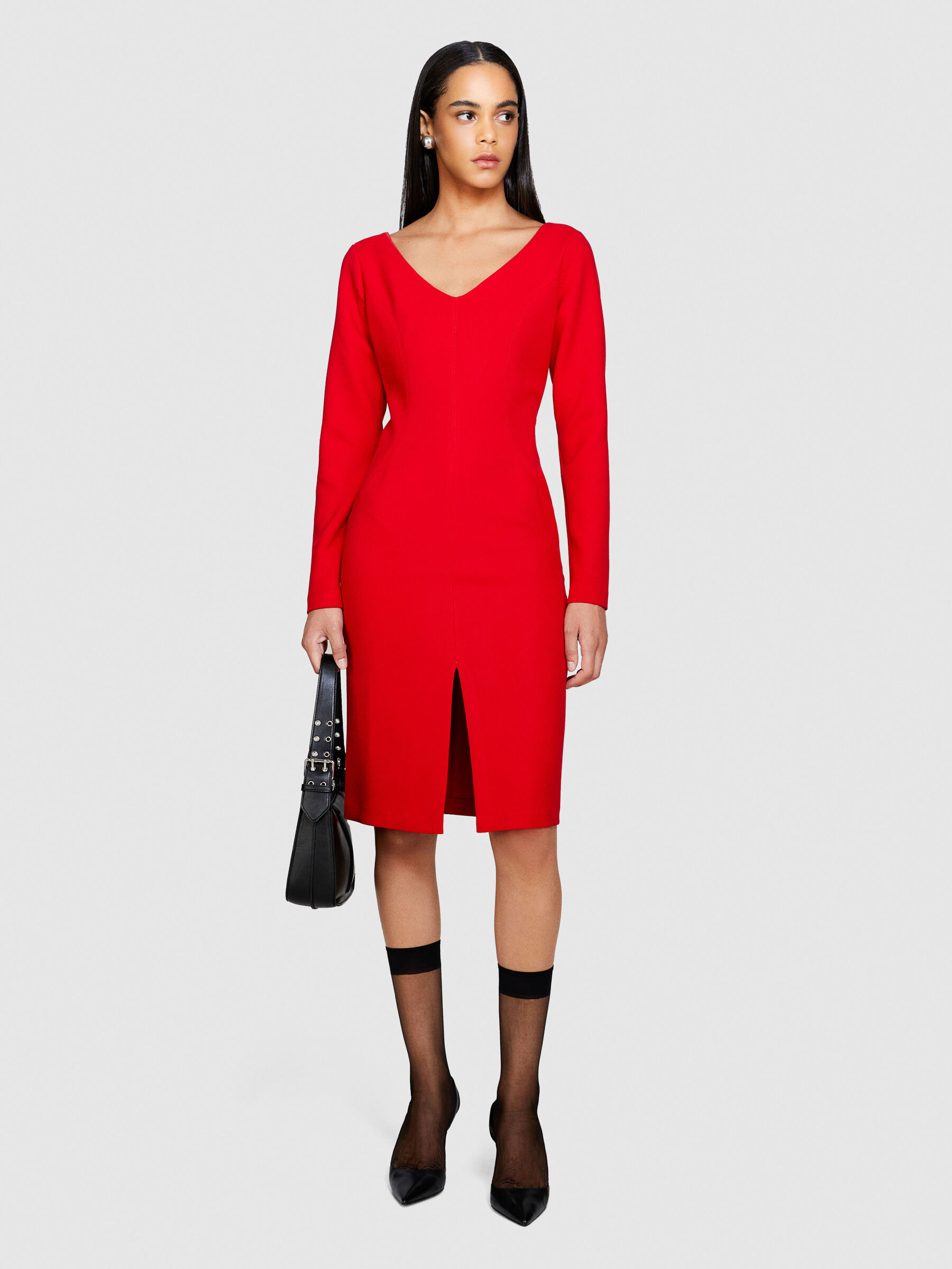 Sisley shop vestito rosso