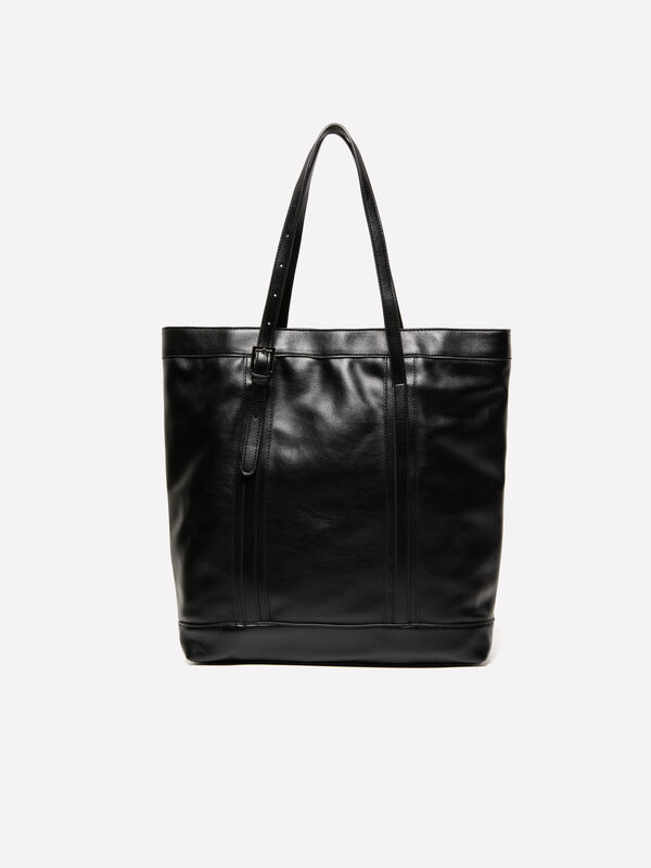 Borsa shopper nera - borse tote bag da donna | Sisley