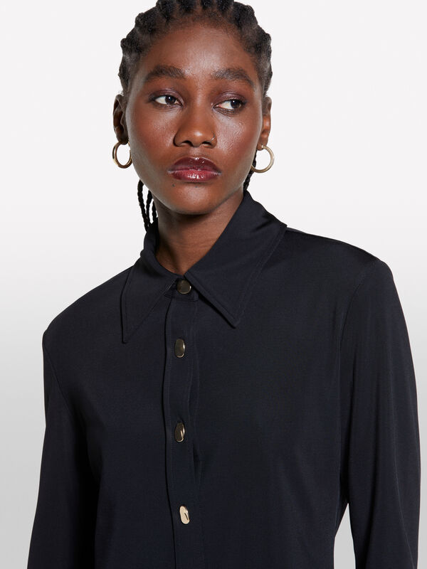 Camicia nera - camicie da donna | Sisley
