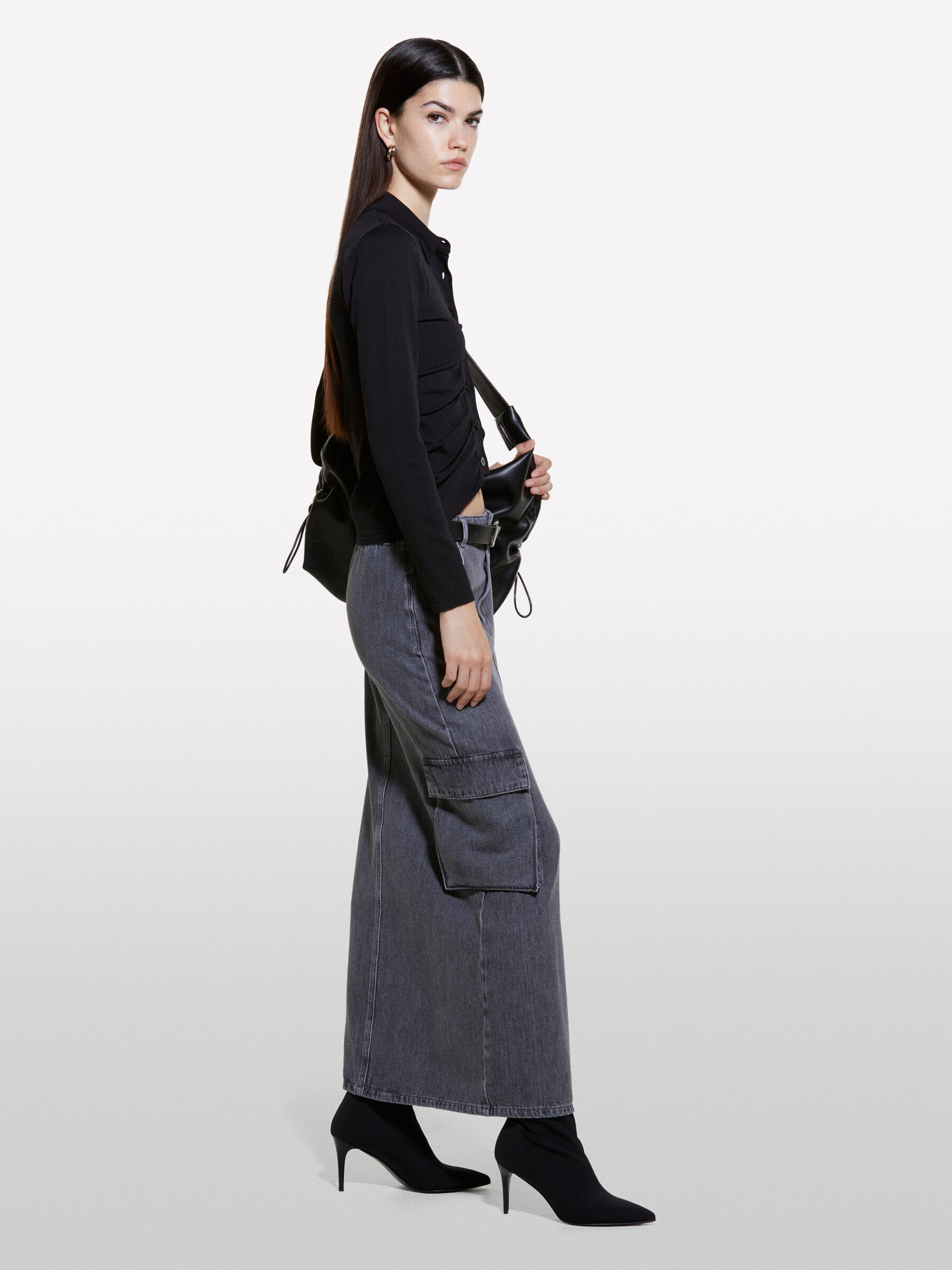 Gonne di jeans nere on sale