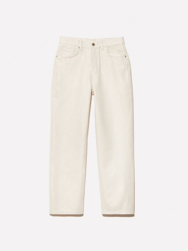 Pantaloni in denim bianchi - jeans regular da donna | Sisley