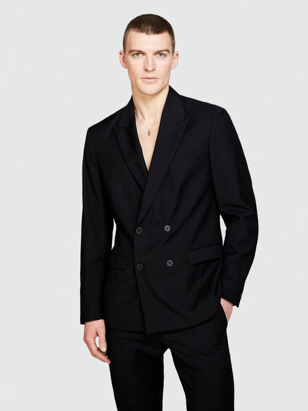 Blazer doppiopetto slim comfort fit - blazer da uomo | Sisley