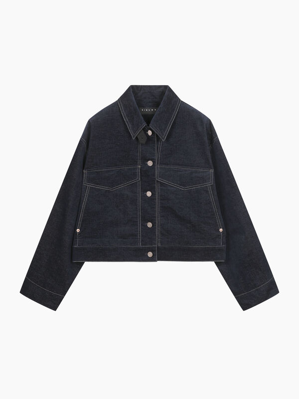 Giubbotto in denim con maxi tasche - sisley k giacche e giubbotti | Sisley K