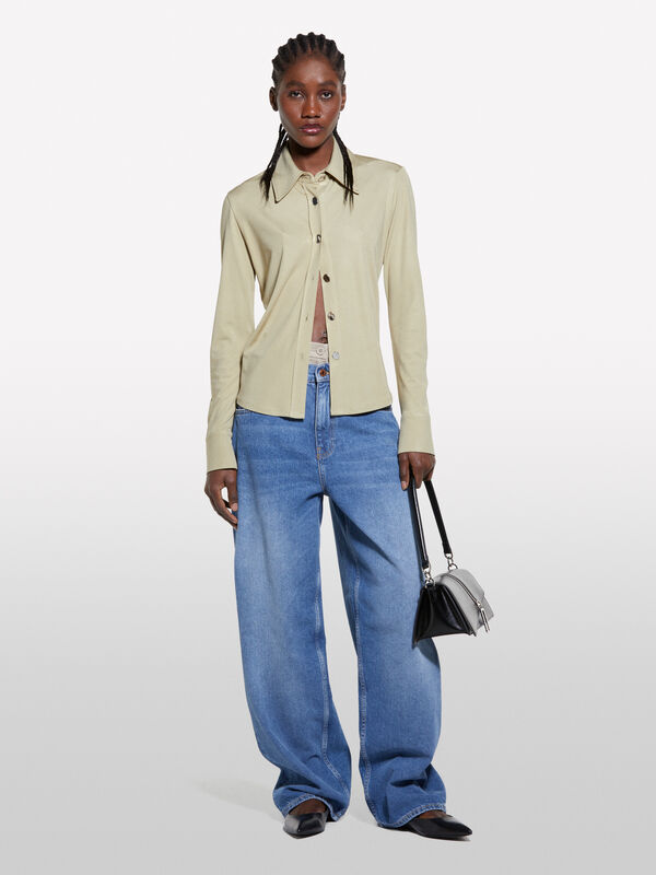 Camicia verde militare - camicie da donna | Sisley
