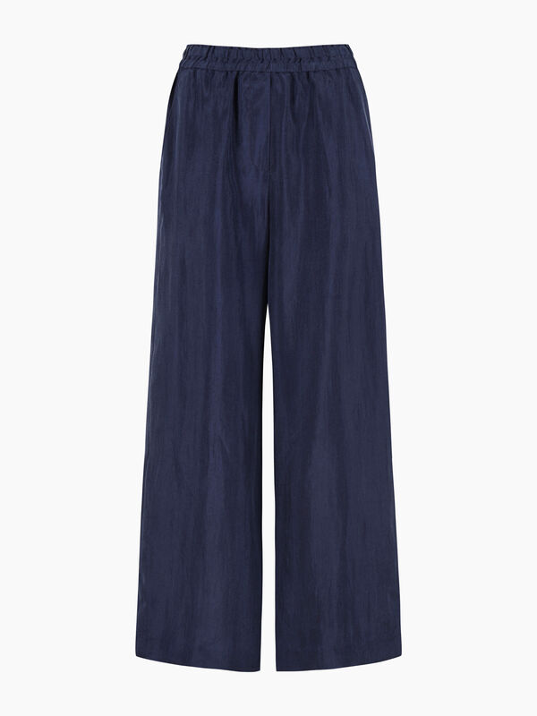 Pantaloni wide fit blu scuro - sisley k pantaloni palazzo | Sisley K