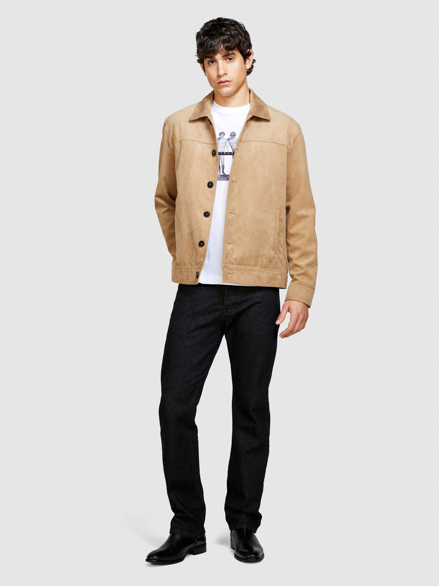 Sisley shop giacca ecopelle