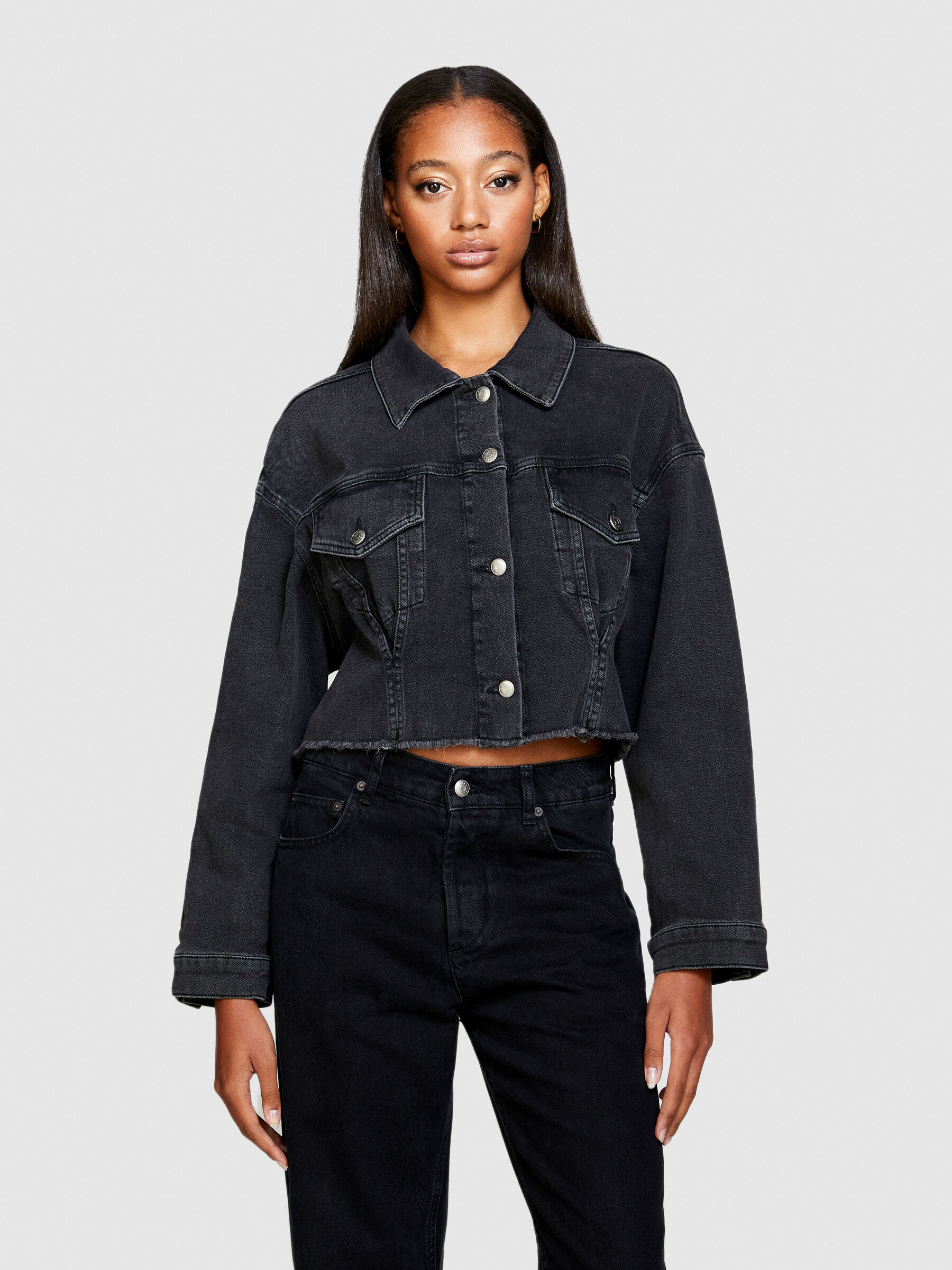 Giacca di discount jeans cropped