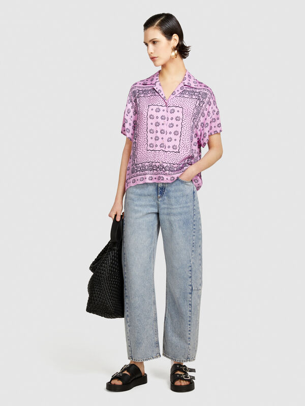 Jeans barrel leg - jeans carrot fit da donna | Sisley