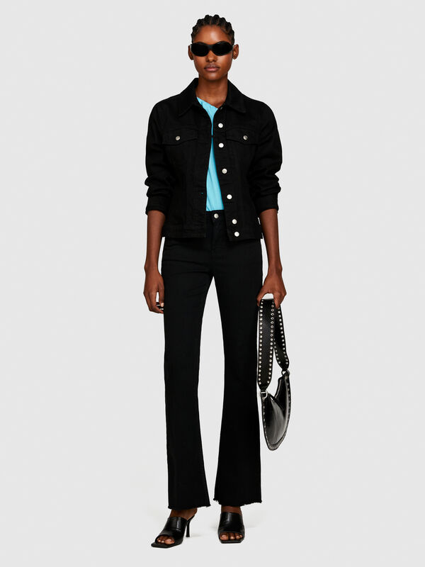 Jeans color flare fit - jeans bootcut e flare da donna | Sisley