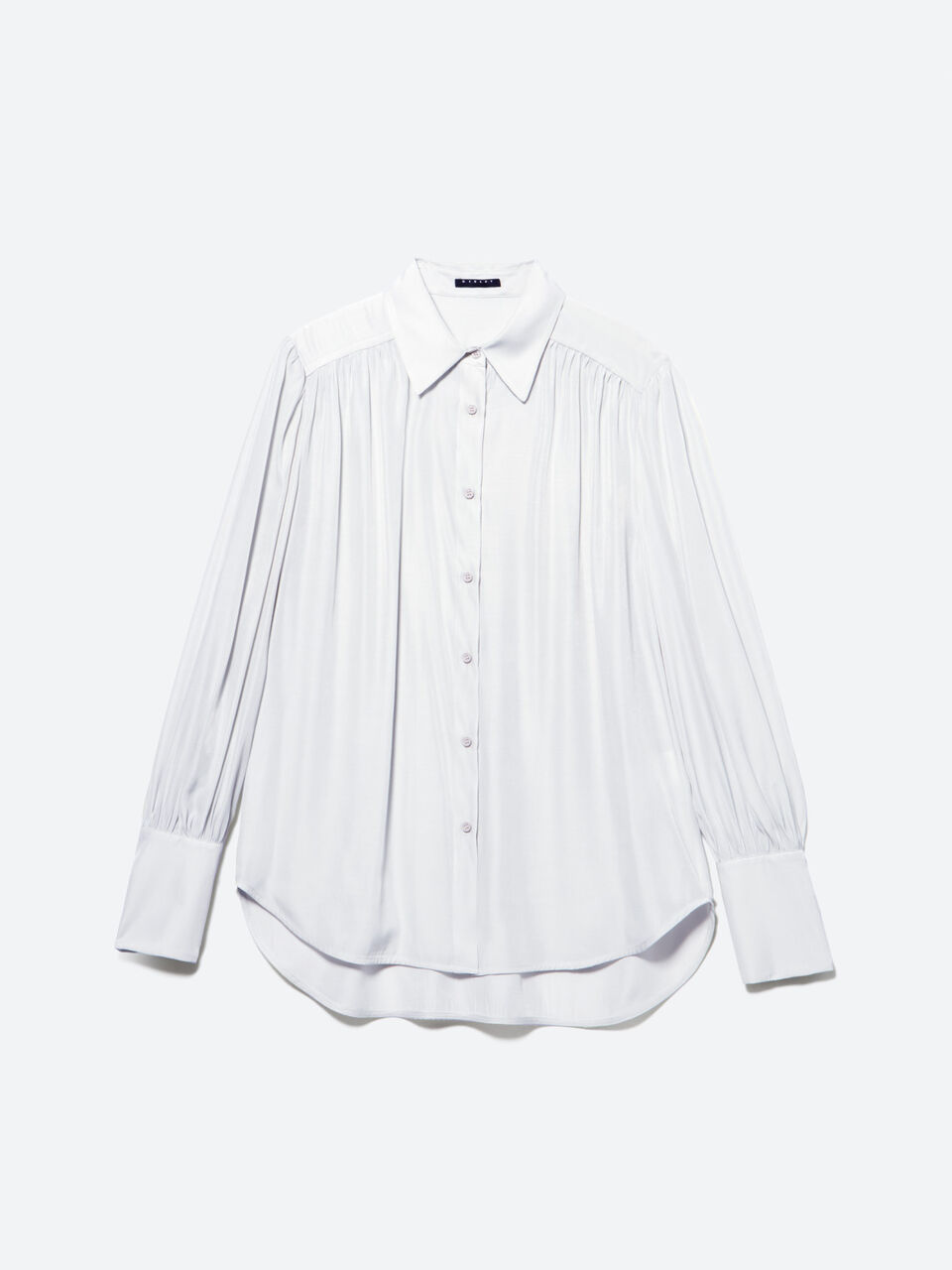 Camicia in satin Donna image number null