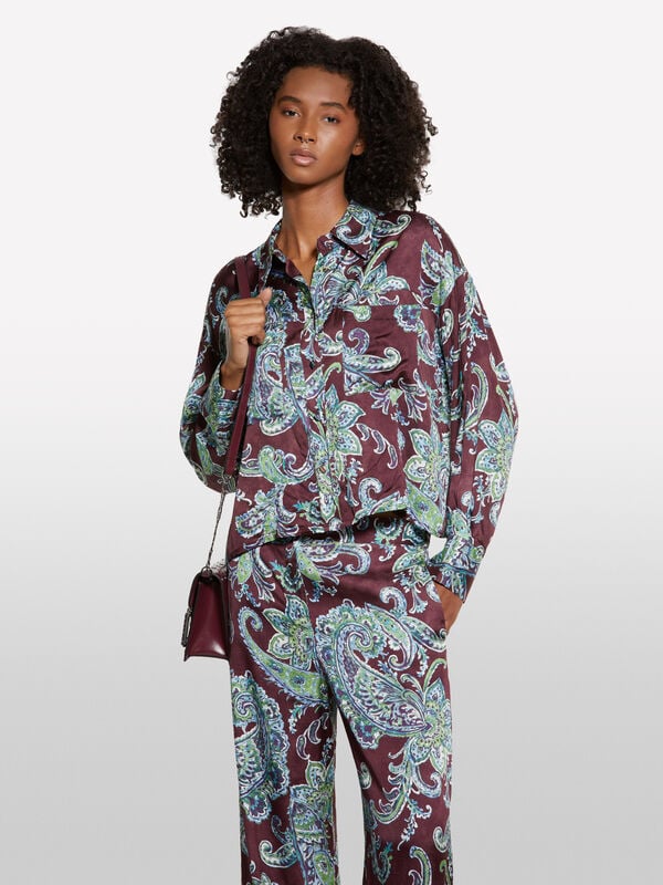 Camicia fantasia paisley - camicie da donna | Sisley