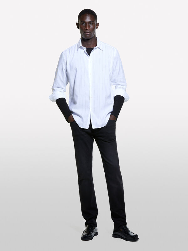 Jeans Boston slim fit neri - jeans slim fit da uomo | Sisley