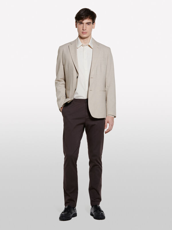 Camicia tinto filo Camicia tinto filo - camicie regular da uomo | Sisley