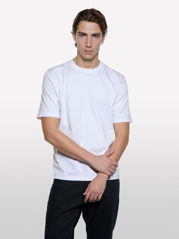T-shirt con logo  - t-shirt a manica corta da uomo | Sisley