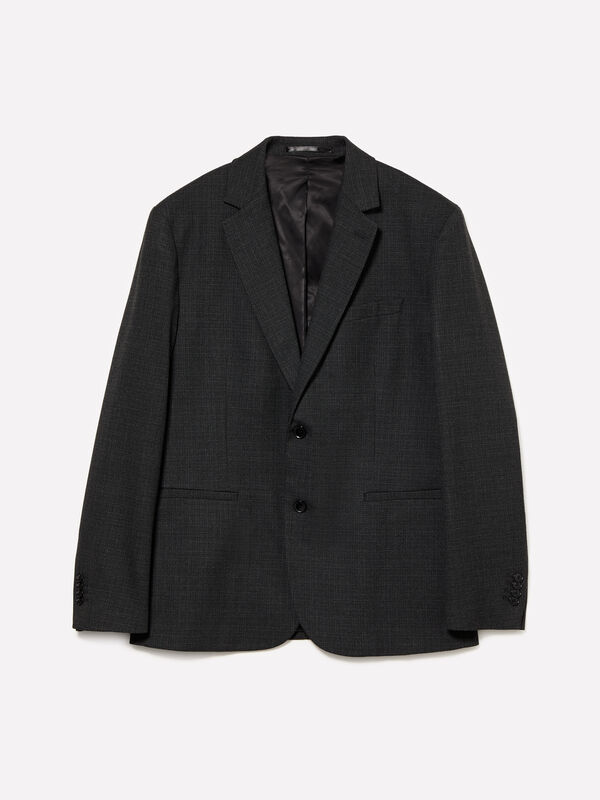 Blazer slim comfort fit nero - blazer da uomo | Sisley