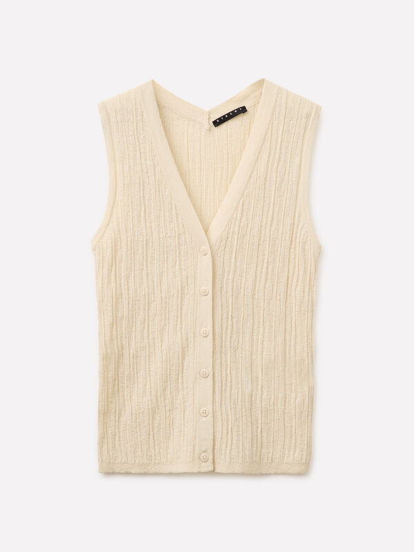 Gilet a costine - top da donna | Sisley