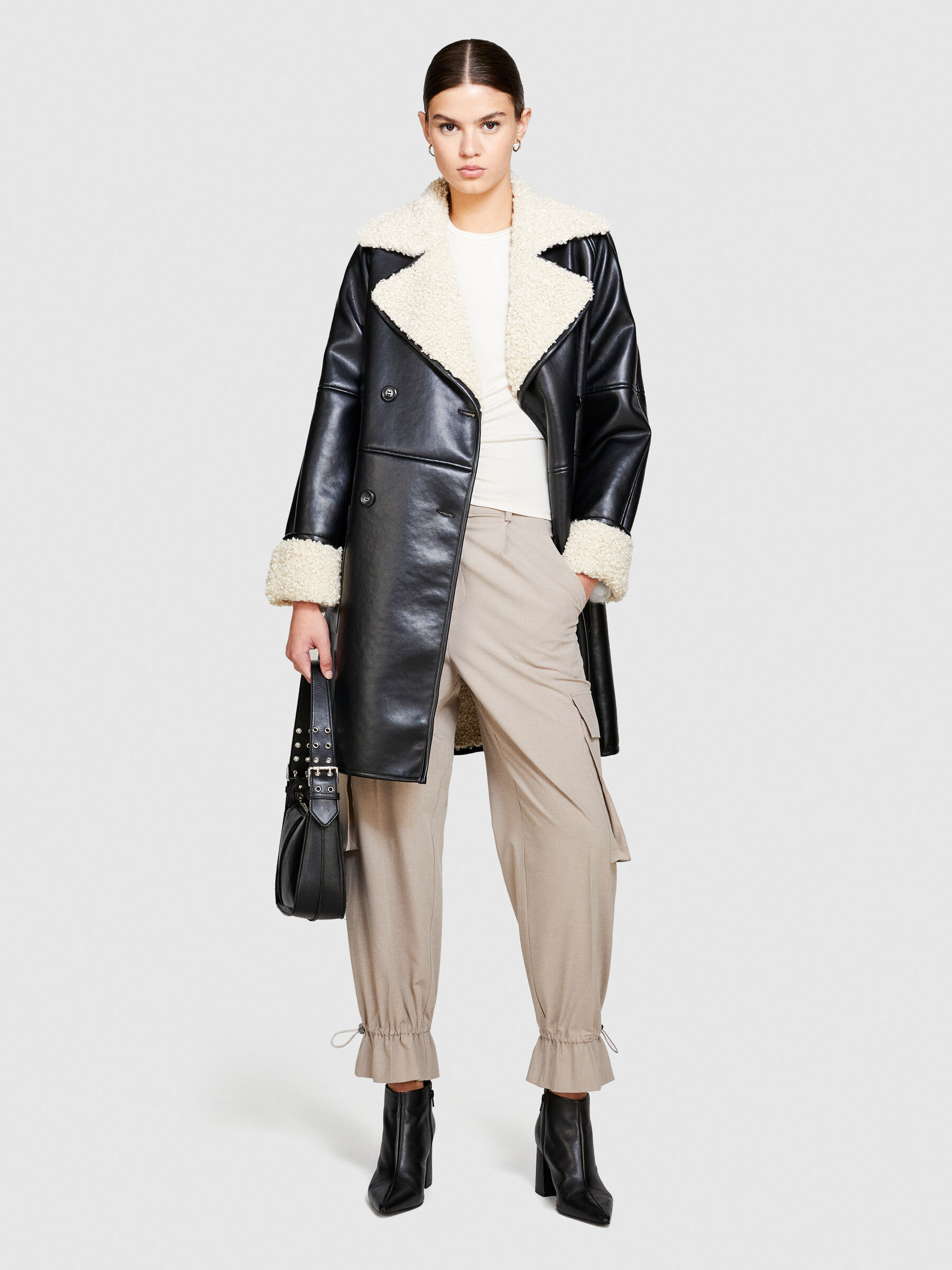 Sisley pantaloni donna outlet