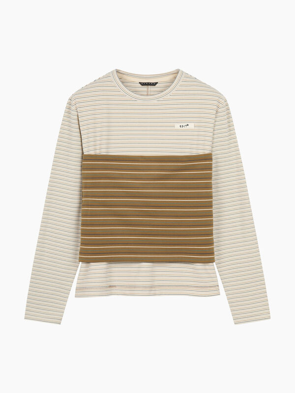 Tshirt con top - sisley k  t shirt manica lunga | Sisley K