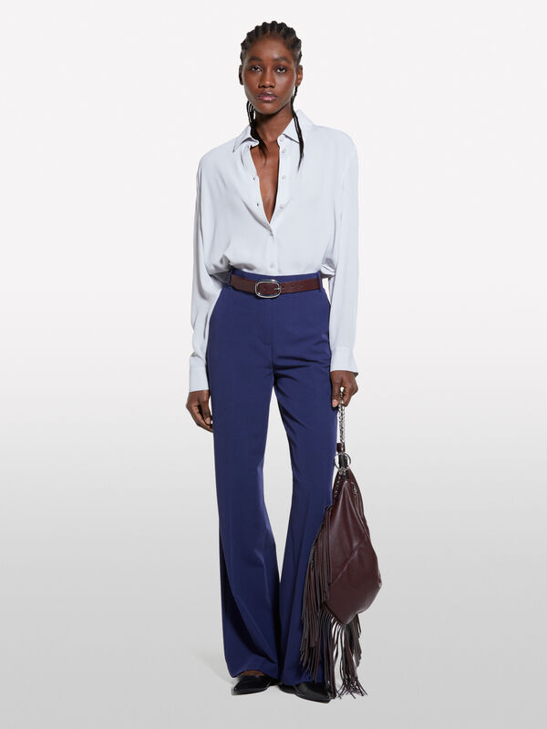 Camicia grigio chiaro over fit - camicie da donna | Sisley