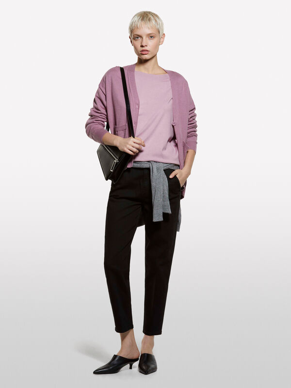 Jeans Style 71 chino slim fit neri - jeans slim fit da donna | Sisley
