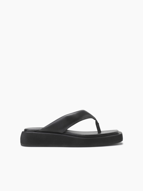 Infradito neri 100% pelle - sisley k sandali e ciabatte | Sisley K