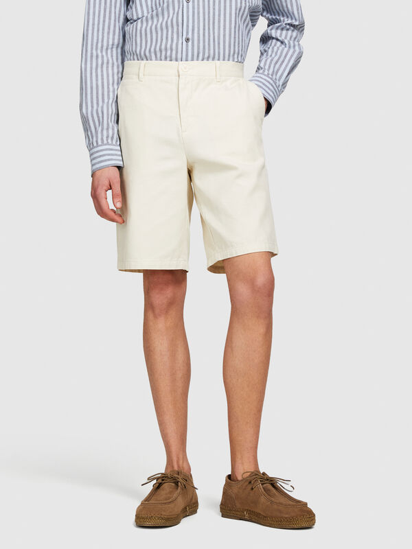 Bermuda slim comfort fit - pantaloni shorts da uomo | Sisley