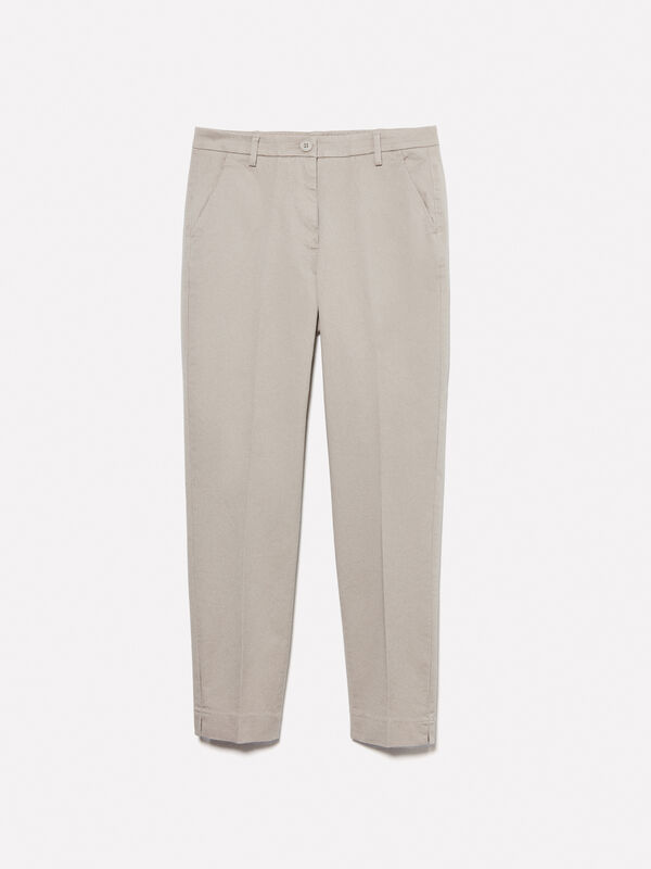 Chino beige Chino beige - pantaloni chino da donna | Sisley