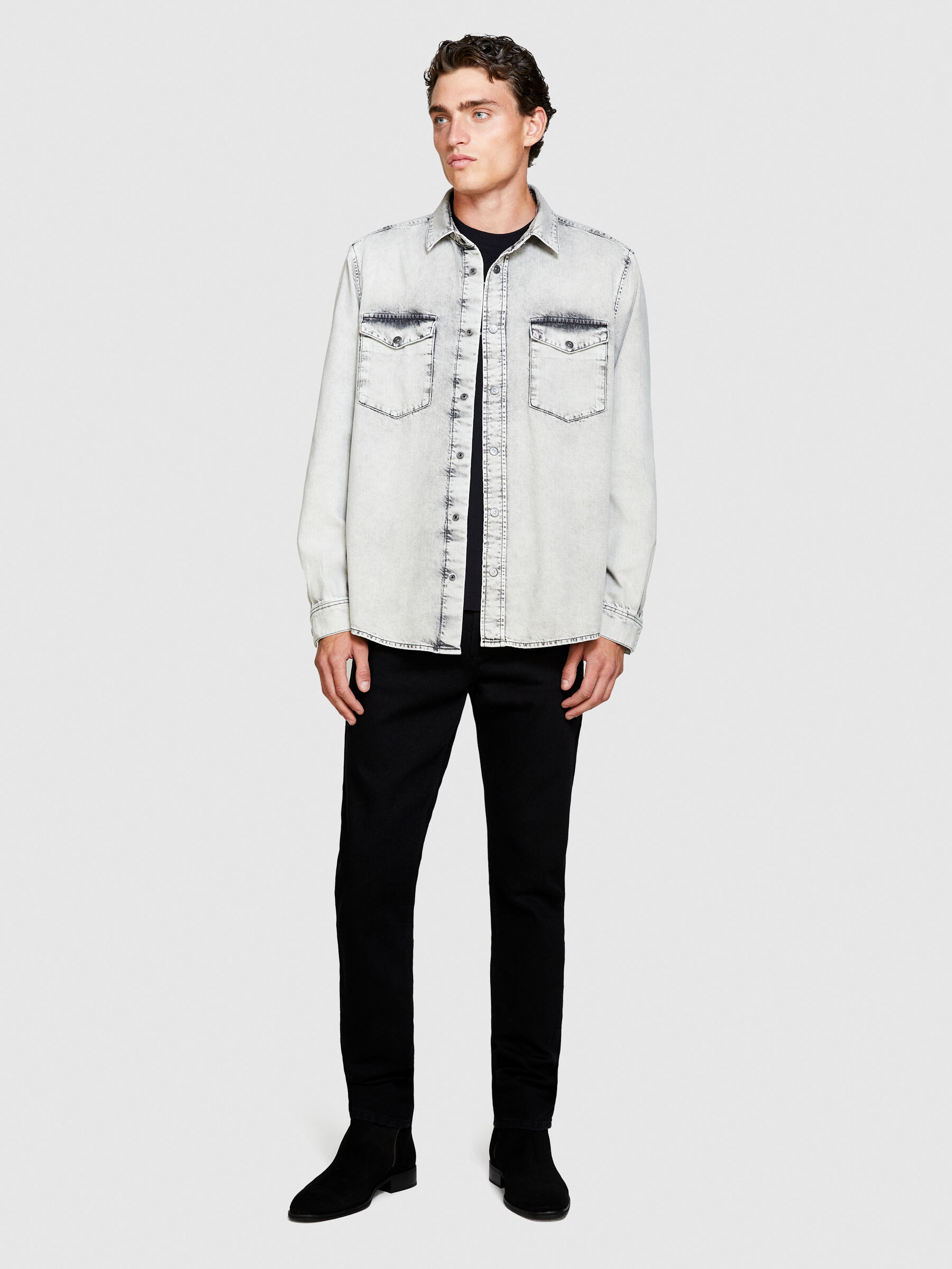 Camicia di jeans uomo zara hot sale