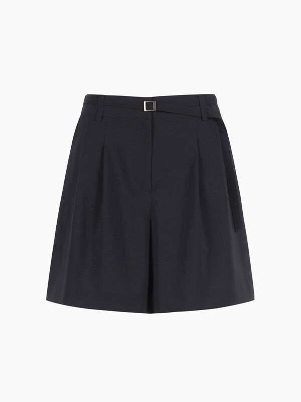 Bermuda neri con cinturino - sisley k pantaloncini | Sisley K