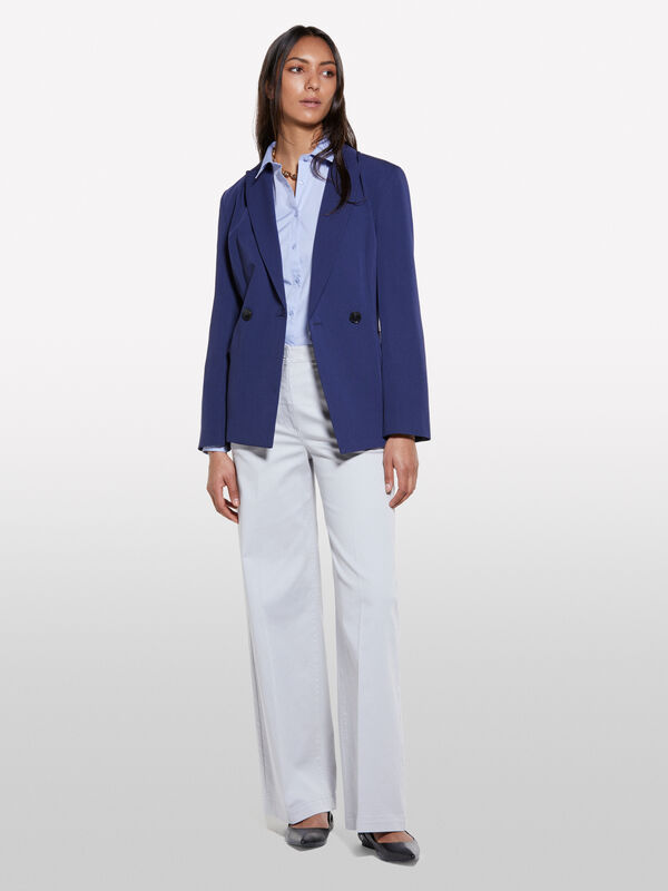 Camicia azzurra slim fit Camicia azzurra slim fit - camicie da donna | Sisley