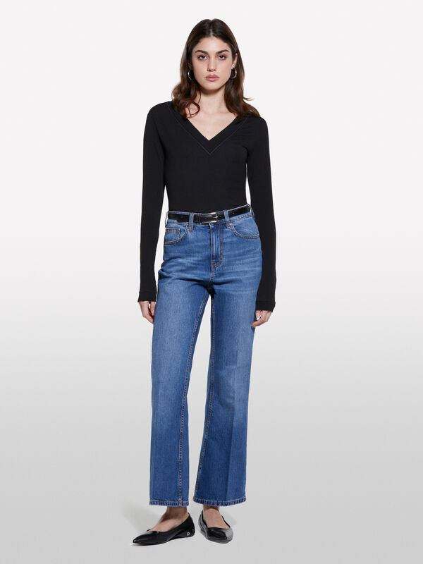 Jeans bootcut blu - jeans bootcut e flare da donna | Sisley