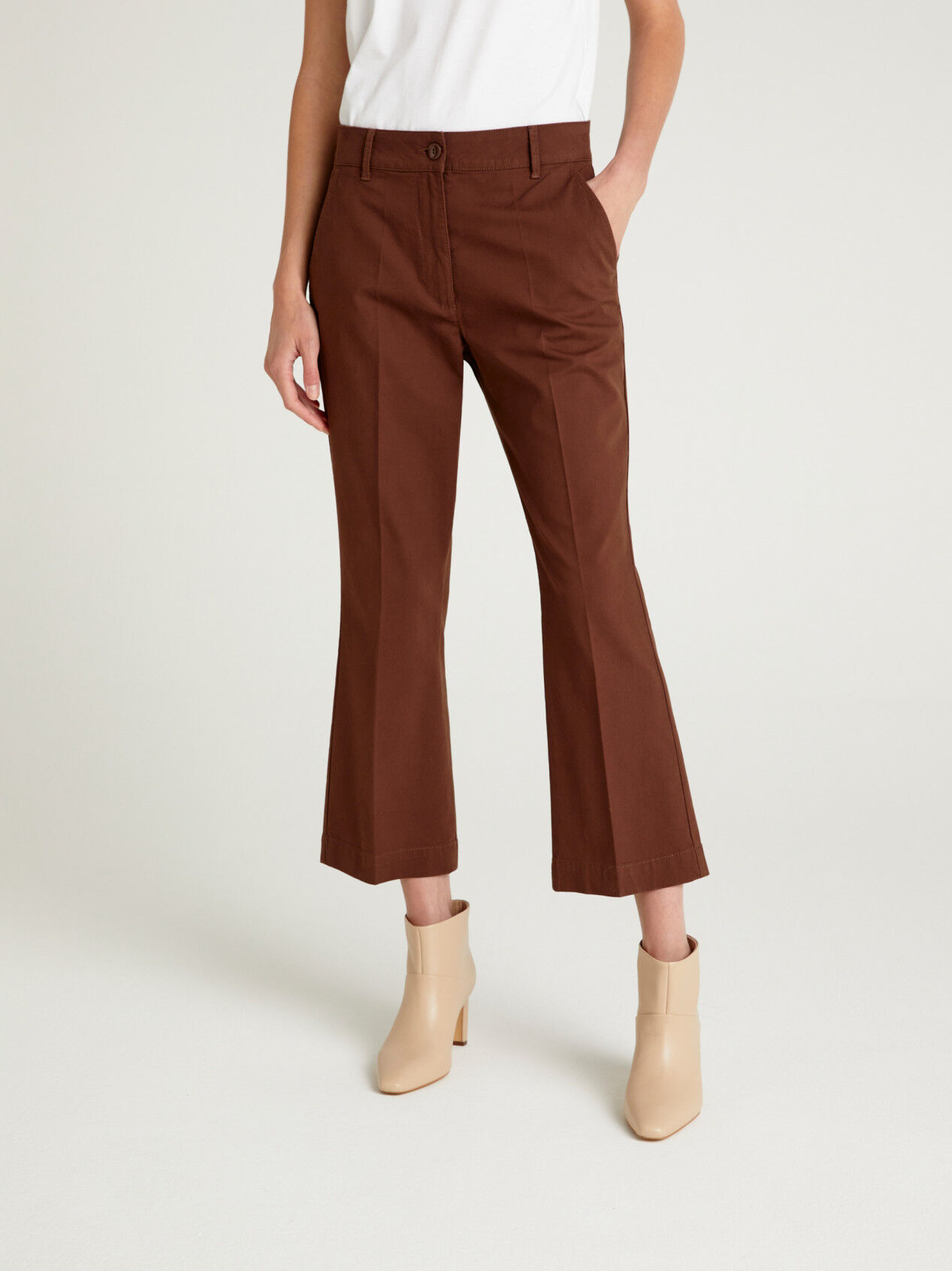 Pantaloni Ecopelle Sisley Pantaloni Similpelle Online