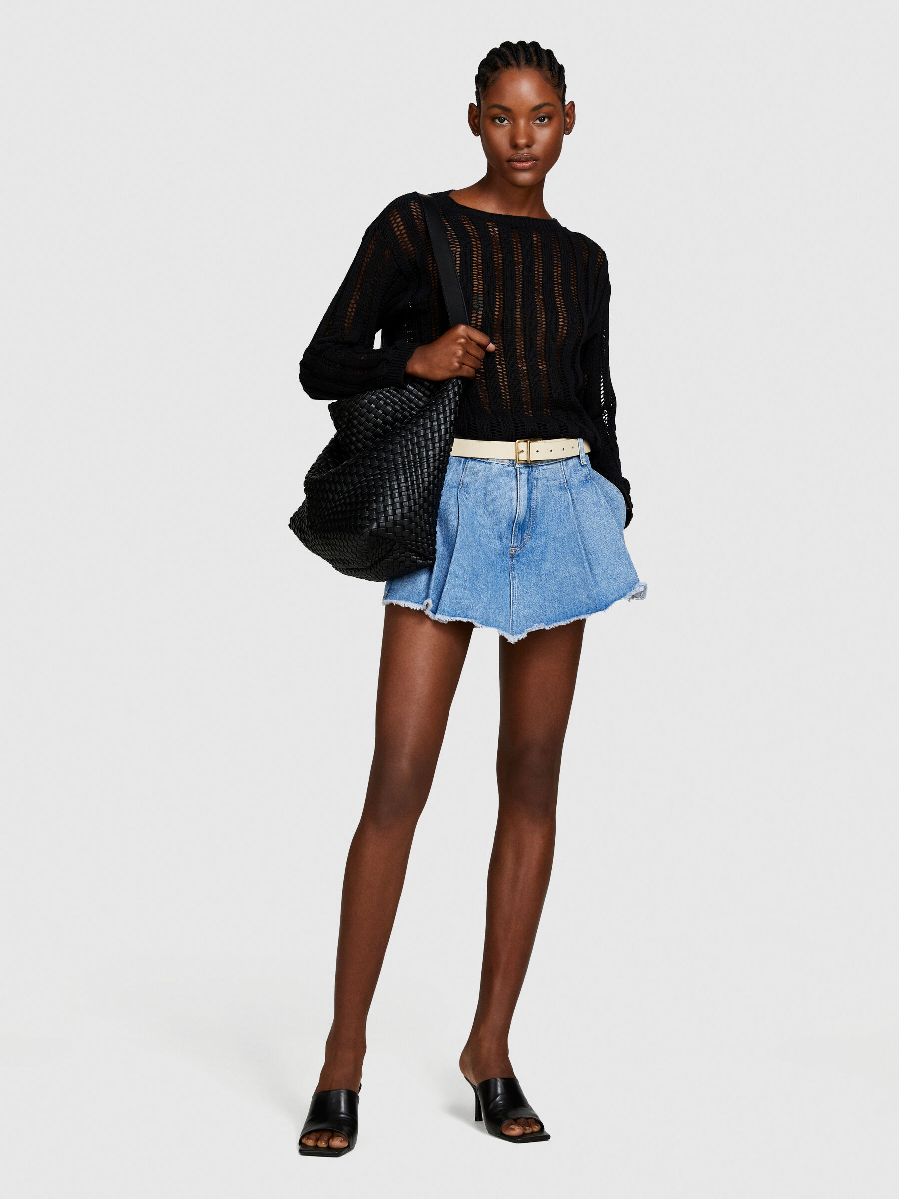 Jeans gonna pantalone online