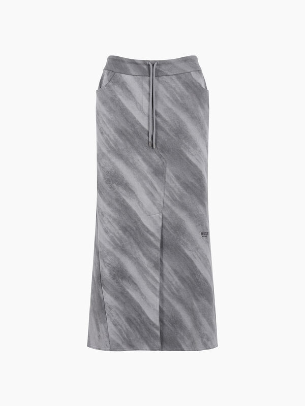 Gonna grigio melange sporty chic - sisley k gonne longuette | Sisley K
