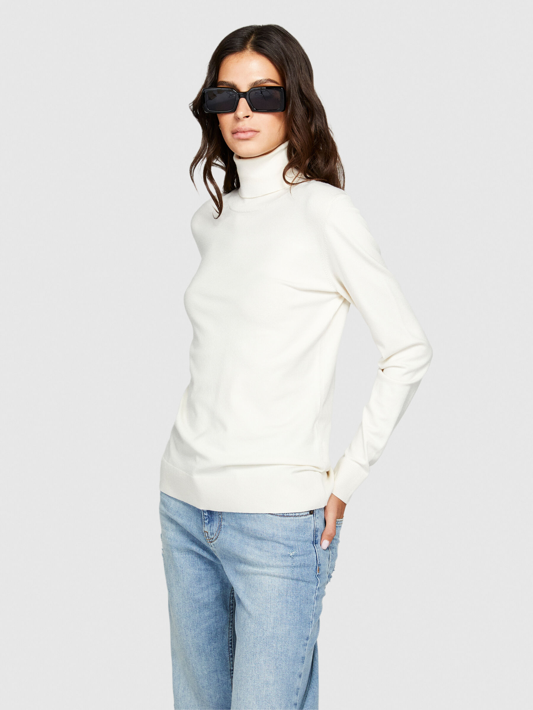 Dolcevita regular fit Bianco Panna Donna Sisley