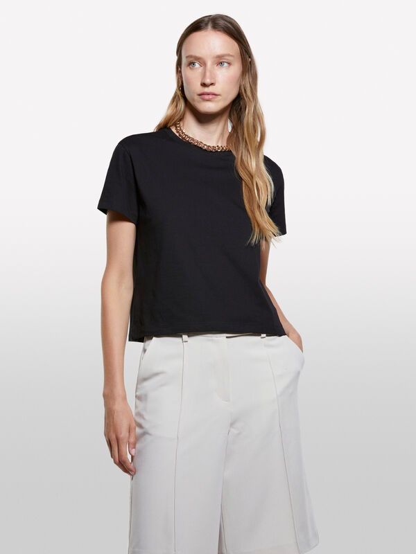T-shirt boxy fit - t-shirt a manica corta da donna | Sisley