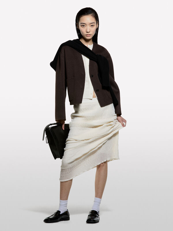 Cappotto in misto lana e cashmere - sisley k giacche e giubbotti | Sisley K