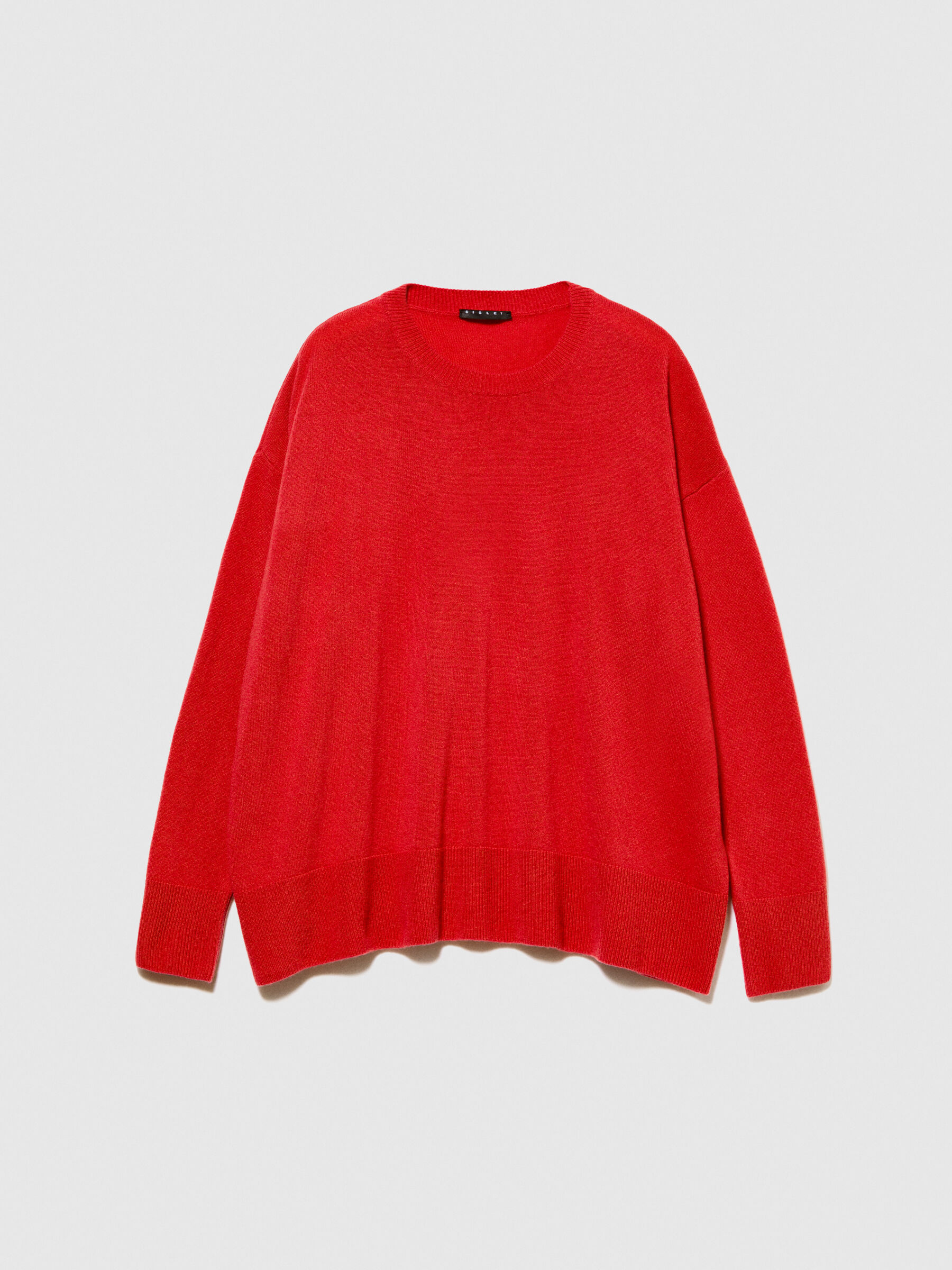 Maglia boxy fit Rosso Donna Sisley