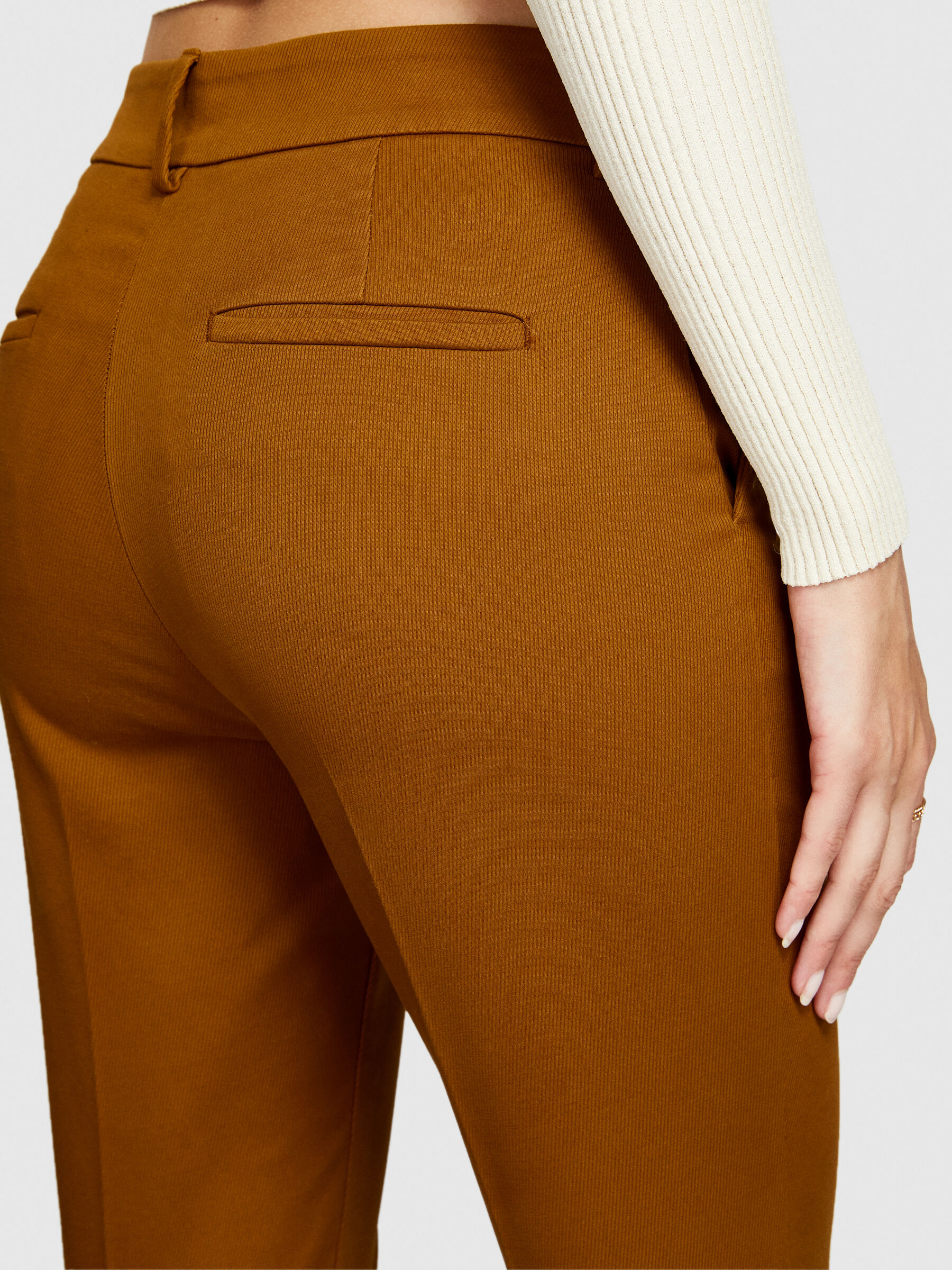 Pantaloni slim fit Cammello Donna Sisley