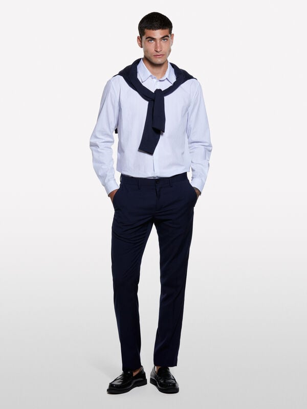 Camicia tinto filo  Camicia tinto filo  - camicie regular da uomo | Sisley