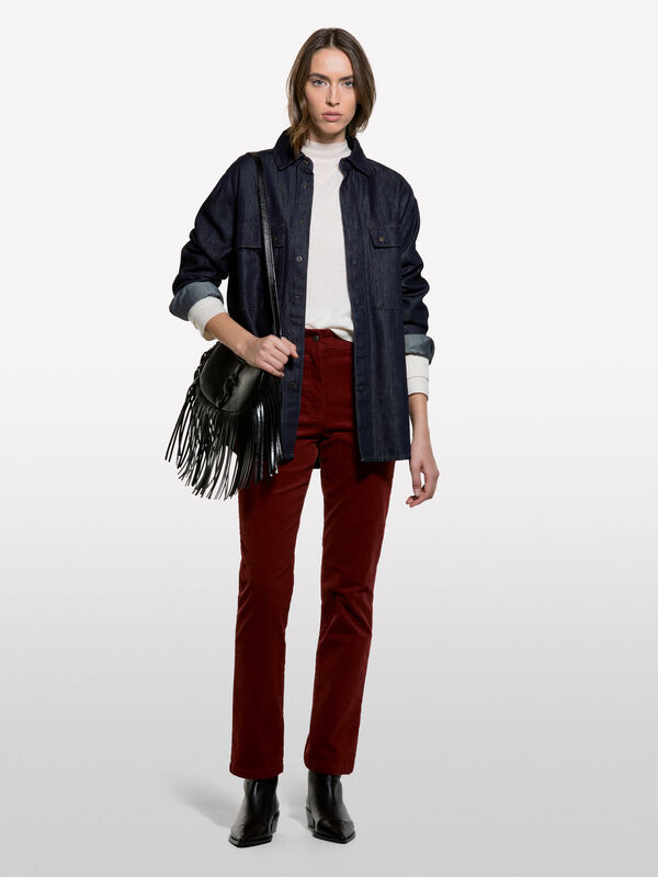 Dolcevita con doppia costina - maglie girocollo da donna | Sisley