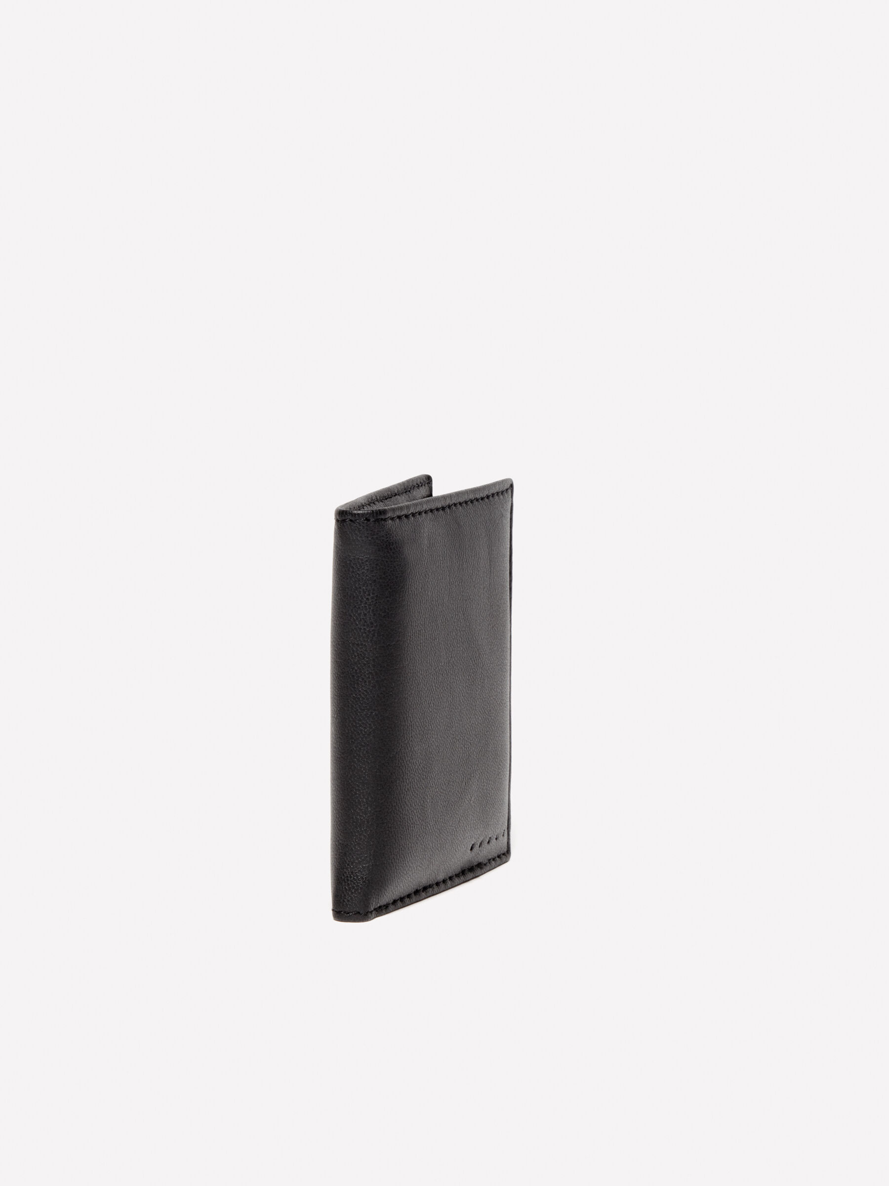 Portafoglio nero in pelle Nero Sisley