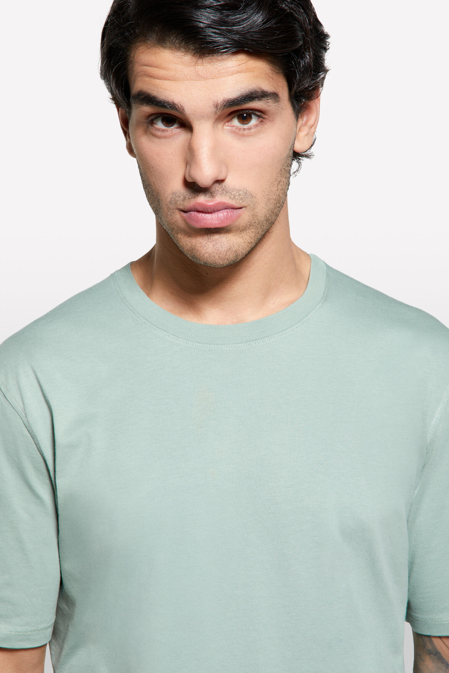 T-shirt A Maniche Corte Da Uomo Stafford - Turchese / Roly-L - Foto 3