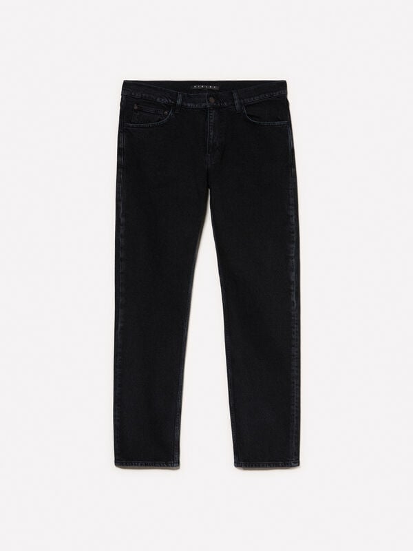 Jeans Style 75 regular fit nero Jeans Style 75 regular fit nero - jeans regular da uomo | Sisley