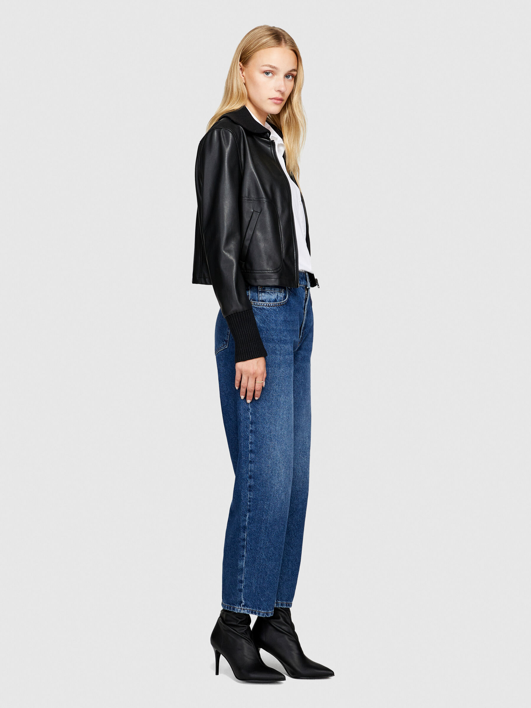 Giubbotto cropped new arrivals