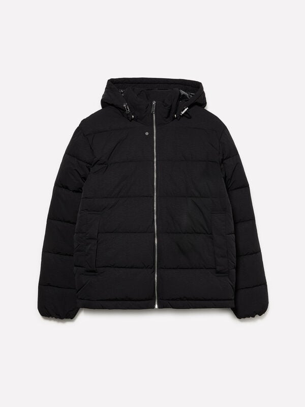 Giubbotto grigio scuro imbottito Giubbotto grigio scuro imbottito - piumini e giacche imbottite da uomo | Sisley